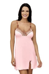 Хлопковая ночная сорочка Lega NM22, розовый цена и информация | Женские пижамы, ночнушки | pigu.lt