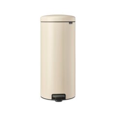 Brabantia šiukšliadėžė NewIcon, 30 l, smėlio spalvos kaina ir informacija | Šiukšliadėžės | pigu.lt