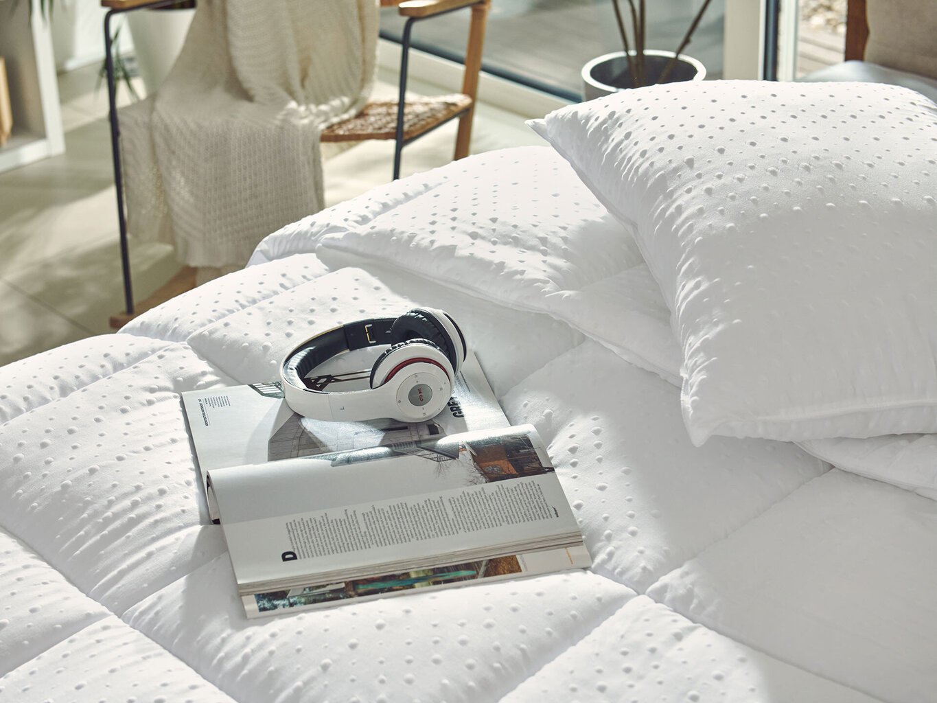 Dormeo pagalvės ir antklodės komplektas Embossed, 200x200 cm kaina | pigu.lt