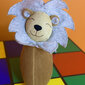 Rankų darbo minkštas žaislas-pagalvė Liūtas kaina ir informacija | Minkšti (pliušiniai) žaislai | pigu.lt