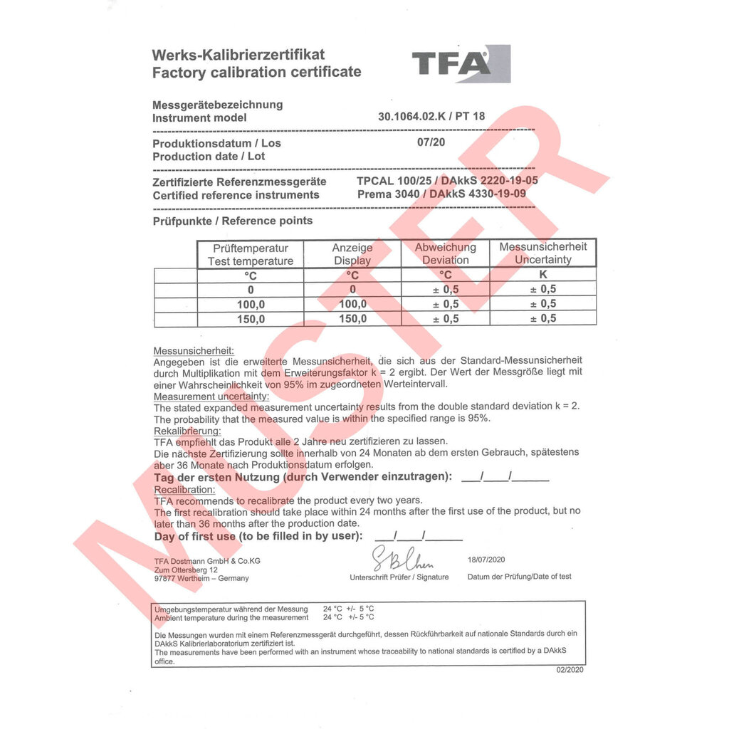 TFA Dostmann 30.1064.02.K kaina ir informacija | Išskirtiniai maisto gaminimo prietaisai | pigu.lt