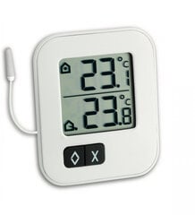 Цифровой наружно-комнатный термометр Moxx 30.1043 цена и информация | Метеорологические станции, термометры | pigu.lt
