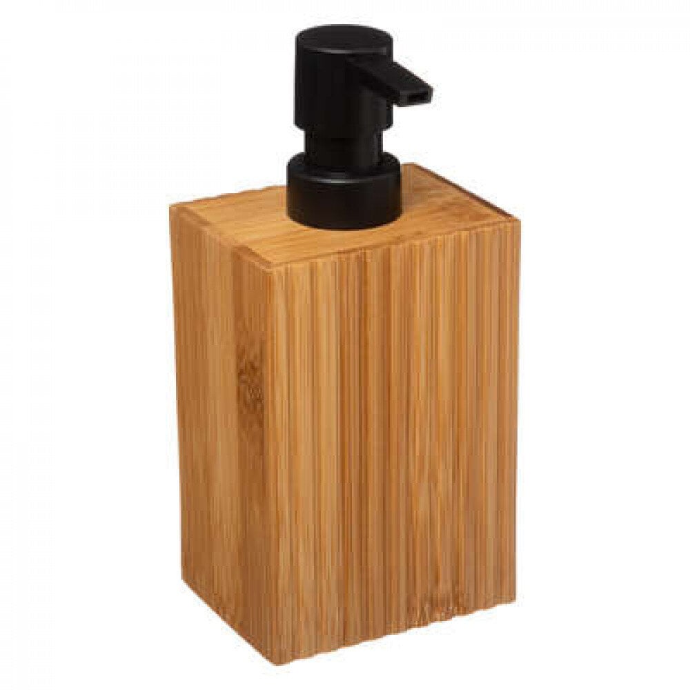 Bambuko medienos muilo dozatorius, kaina ir informacija | Vonios kambario aksesuarai | pigu.lt