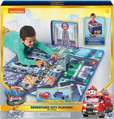 Paw Patrol The Movie - True Metal - Adventure City Playmat - игровой коврик Paw Patrol + 2 машинки. цена и информация | Игрушки для мальчиков | pigu.lt