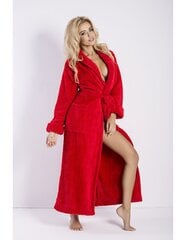 Chalatas Eliza Long Red 5901780661328 цена и информация | Женские халаты | pigu.lt