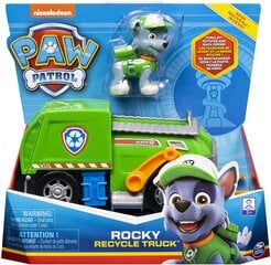 Paw Patrol Rocky Recycle Truck - šiukšlių sunkvežimis Rocky kaina ir informacija | Paw Patrol Vaikams ir kūdikiams | pigu.lt