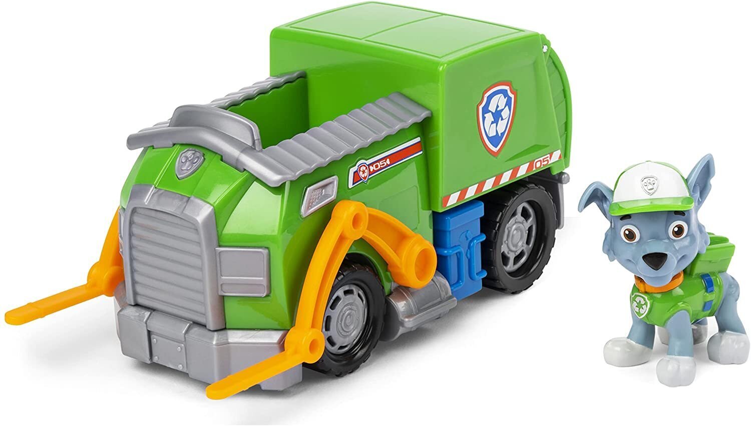 Paw Patrol Rocky Recycle Truck - šiukšlių sunkvežimis Rocky цена и информация | Žaislai berniukams | pigu.lt