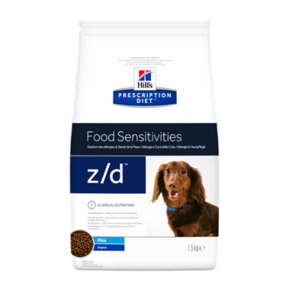 Hill's Prescription Diet z/d Canine Mini Original sausas maistas šunims, alergija, 6 kg kaina ir informacija | Sausas maistas šunims | pigu.lt