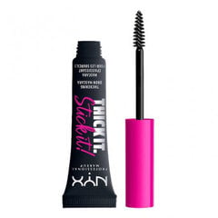 Antakių tušas Nyx Professional makeup thick it, stick it, 7 ml kaina ir informacija | Antakių dažai, pieštukai | pigu.lt