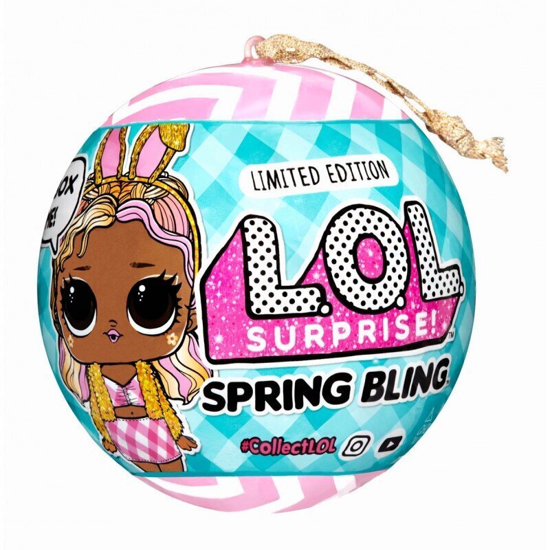 Lėlė LOL Surprise! Spring Bling - Boss Bunny (with ears) - Limited Edition kaina ir informacija | Žaislai mergaitėms | pigu.lt