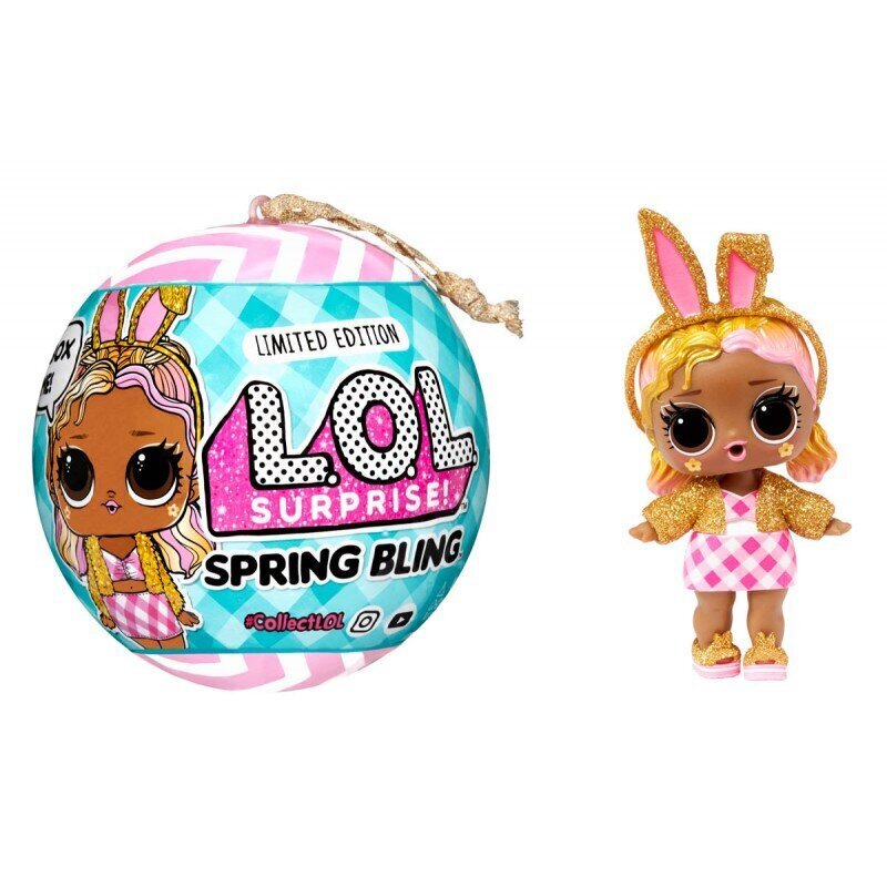 Lėlė LOL Surprise! Spring Bling - Boss Bunny (with ears) - Limited Edition kaina ir informacija | Žaislai mergaitėms | pigu.lt
