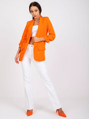 Женское пальто-пиджак, оранжевое  цена и информация | Женские пиджаки | pigu.lt