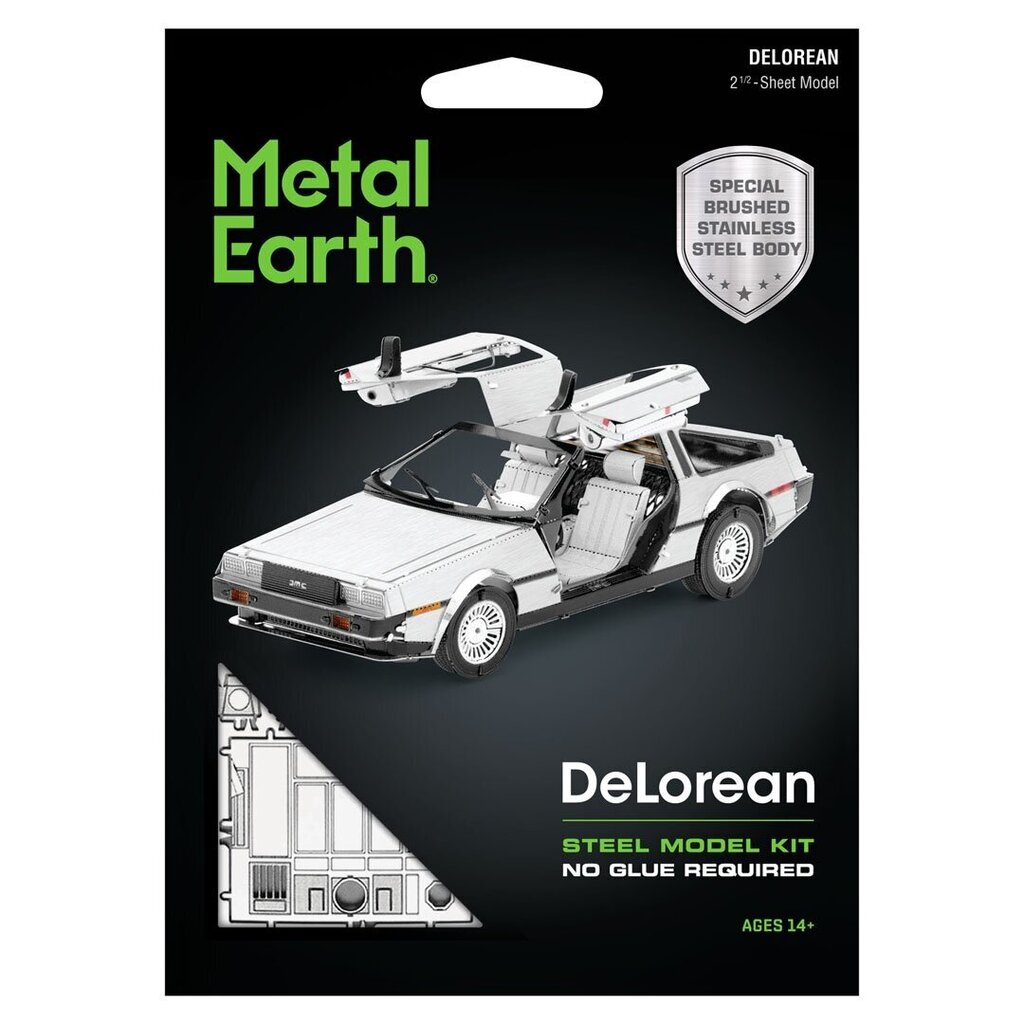 Metalinis 3D konstruktorius Delorean kaina ir informacija | Konstruktoriai ir kaladėlės | pigu.lt