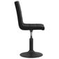 Pasukamos valgomojo kėdės, 4vnt., juodos spalvos, aksomas kaina ir informacija | Virtuvės ir valgomojo kėdės | pigu.lt