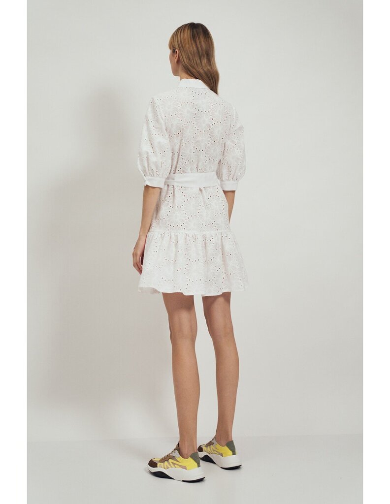 Suknelė moterims Nife S169, balta kaina ir informacija | Suknelės | pigu.lt