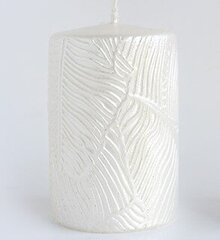 Parafino žvakė, 7x17,5 cm - balta kaina ir informacija | Žvakės, Žvakidės | pigu.lt