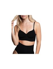 BYE BRA SEAMLES BRA MEDIUM CONTROL - BLACK XL kaina ir informacija | Liemenėlės | pigu.lt