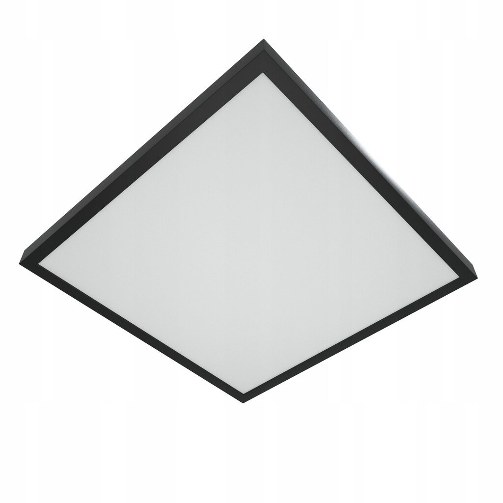 LED šviestuvas 60 W kvadratinis juodos spalvos цена и информация | Lubiniai šviestuvai | pigu.lt