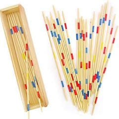 SaffronMist Mikado Spiel Wooden Sticks Game - Fun Game kaina ir informacija | Stalo žaidimai, galvosūkiai | pigu.lt