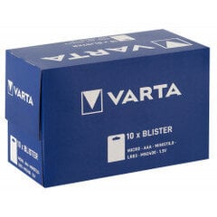 battery varta aaa 10x4 цена и информация | Батарейки | pigu.lt