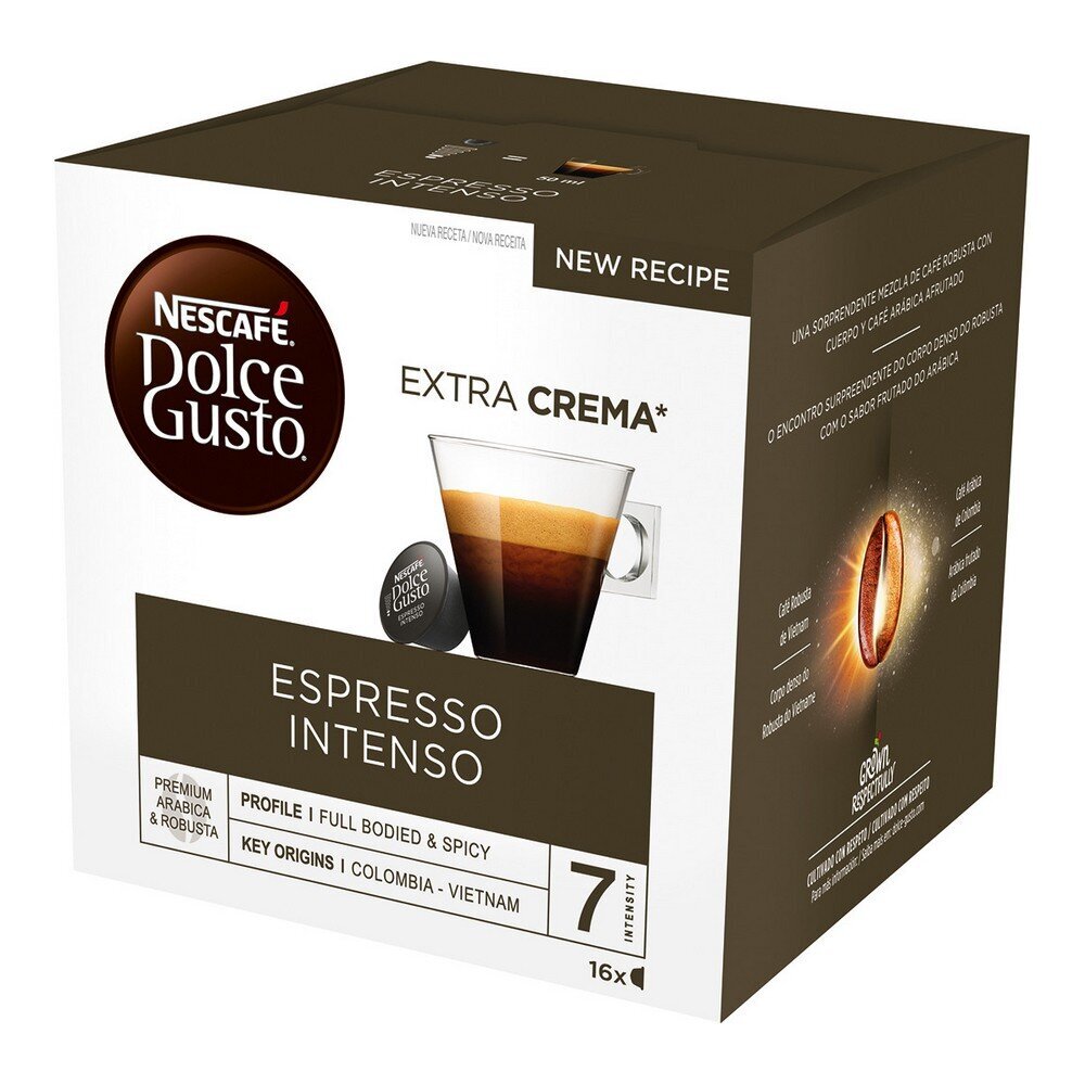Nescafe Dolce Gusto Espresso Intenso kavos kapsulės, 16 vnt. kaina ir informacija | Kava, kakava | pigu.lt