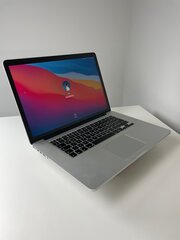Ноутбук MacBook Pro 2015 Retina 15" - Core i7 2.2Ггц / 16ГБ / 256ГБ SSD / SWE / Silver (подержанный, состояние A) цена и информация | Ноутбуки | pigu.lt
