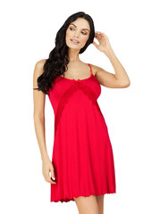 Вискозная ночная сорочка Lega NMV81, красный цена и информация | Женские пижамы, ночнушки | pigu.lt