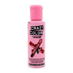 Стойкая краска для волос crazy color 40 vermillion red, 100 мл цена и информация | Краска для волос | pigu.lt