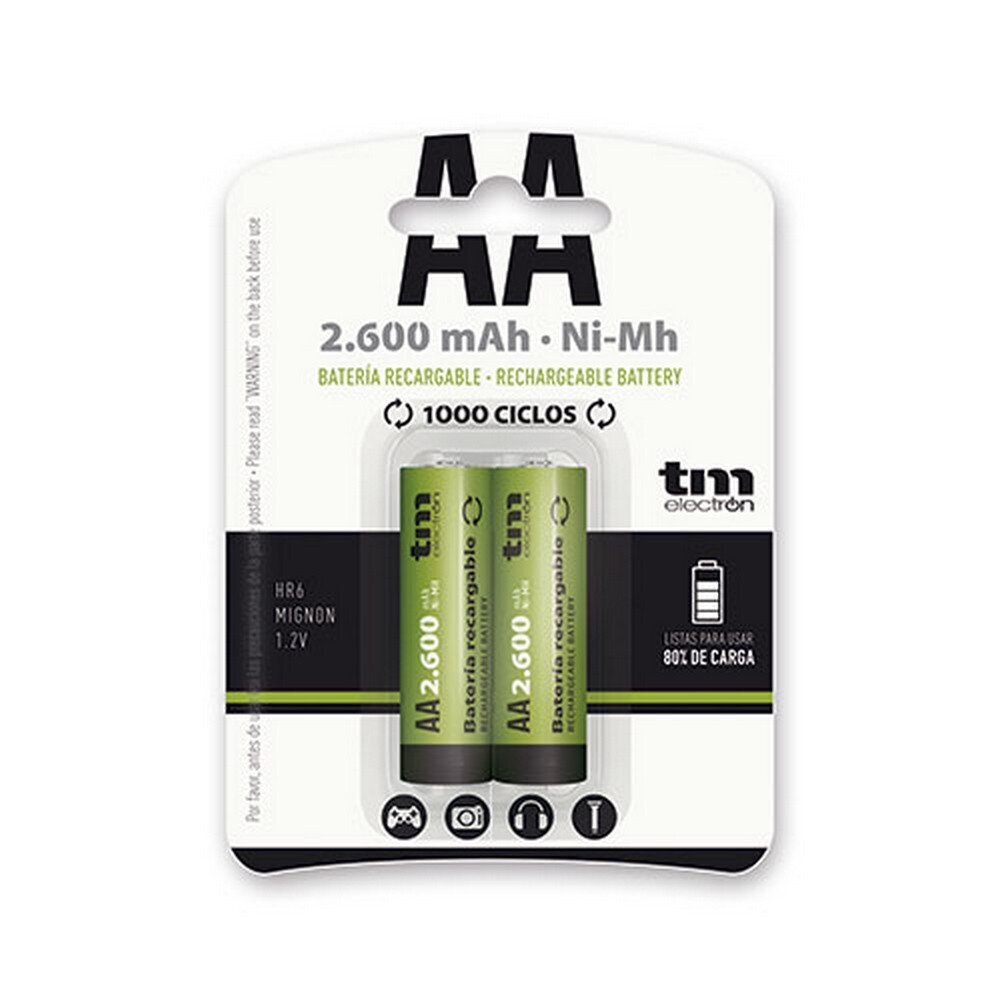 TM Electron Ni-Mh R6 2600 mAh kaina ir informacija | Elementai | pigu.lt