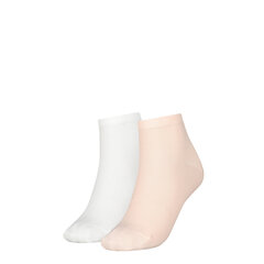 Moteriškos kojinės TOMMY HILFIGER 2 poros, baltos /persikų spalvos 373001001 024 44427 kaina ir informacija | Moteriškos kojinės | pigu.lt