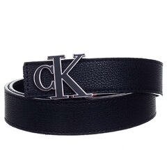 Moteriškas diržas Calvin Klein MONO HARDWARE OUTLINE BELT 30 mm, juodas K60K609318 BDS 44038 kaina ir informacija | Moteriški diržai | pigu.lt