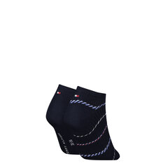Kojinės moteriškos TOMMY HILFIGER, 2 poros, tamsiai-mėlynos 701218402 005 44370 kaina ir informacija | Moteriškos kojinės | pigu.lt