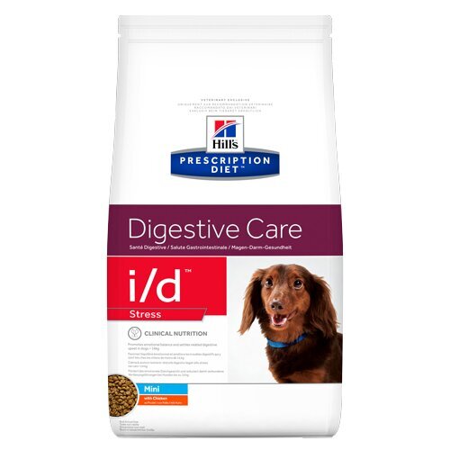 Hill's Prescription Diet i/d Canine Stress Mini sausas maistas šunims, 3 kg kaina ir informacija | Sausas maistas šunims | pigu.lt