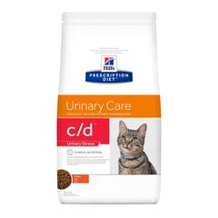 Корм для Hill's PRESCRIPTION DIET c/d Urinary Stress кошек с курицей, 1,5 кг цена и информация | Сухой корм для кошек | pigu.lt