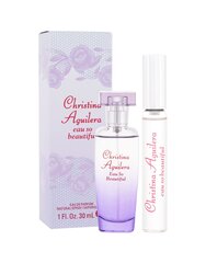 Rinkinys Christina Aguilera Eau So Beautiful: EDP moterims 30 ml + 10 ml kaina ir informacija | Kvepalai moterims | pigu.lt