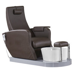 Педикюрное спа-кресло Azzurro 016B коричневого цвета цена и информация | Мебель для салонов красоты | pigu.lt