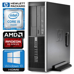 Стационарный компьютер HP 8100 Elite SFF i5-650 4GB 240SSD+500GB R5-340 2GB DVD WIN10 цена и информация | Stacionarūs kompiuteriai | pigu.lt