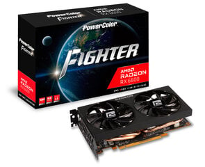 PowerColor Fighter Radeon RX 6600 8G kaina ir informacija | Vaizdo plokštės (GPU) | pigu.lt