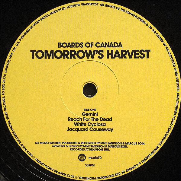 Boards Of Canada - Tomorrow's Harvest, 2LP, 12" vinyl record цена и информация | Vinilinės plokštelės, CD, DVD | pigu.lt