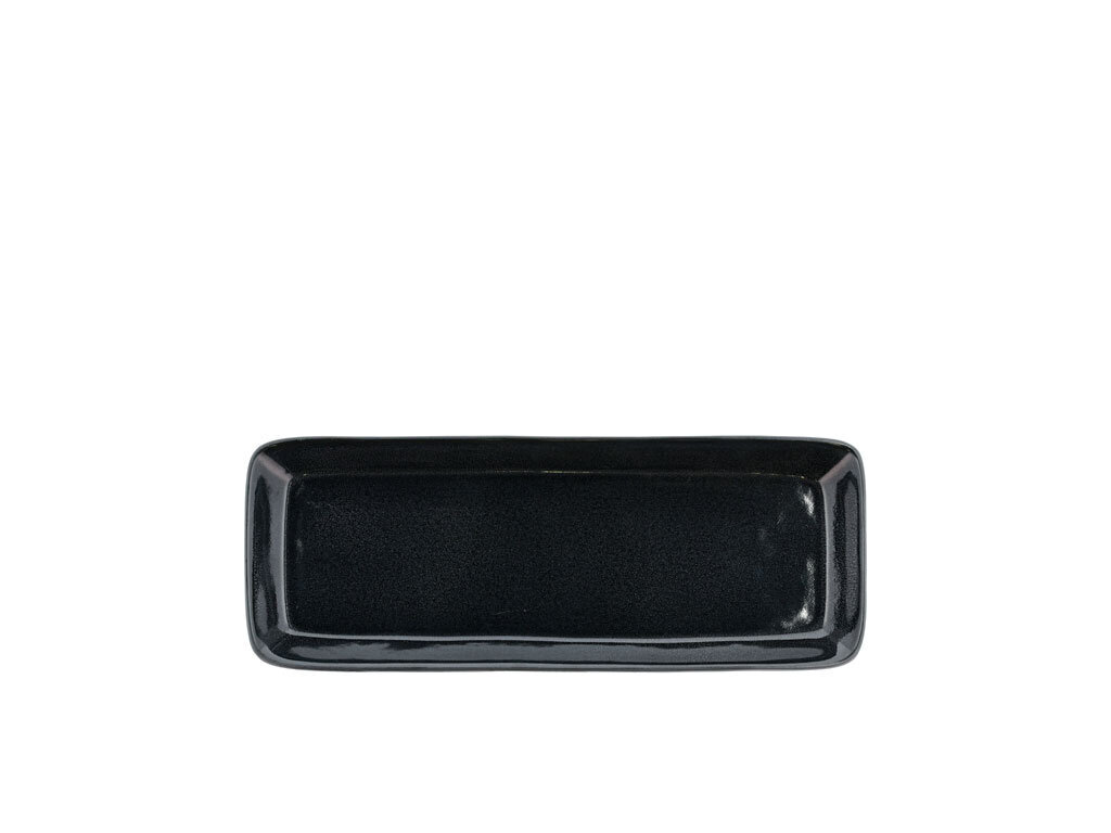Stačiakampė lėkštė Bitz Galaxy Juoda 38 x 14 cm kaina ir informacija | Indai, lėkštės, pietų servizai | pigu.lt