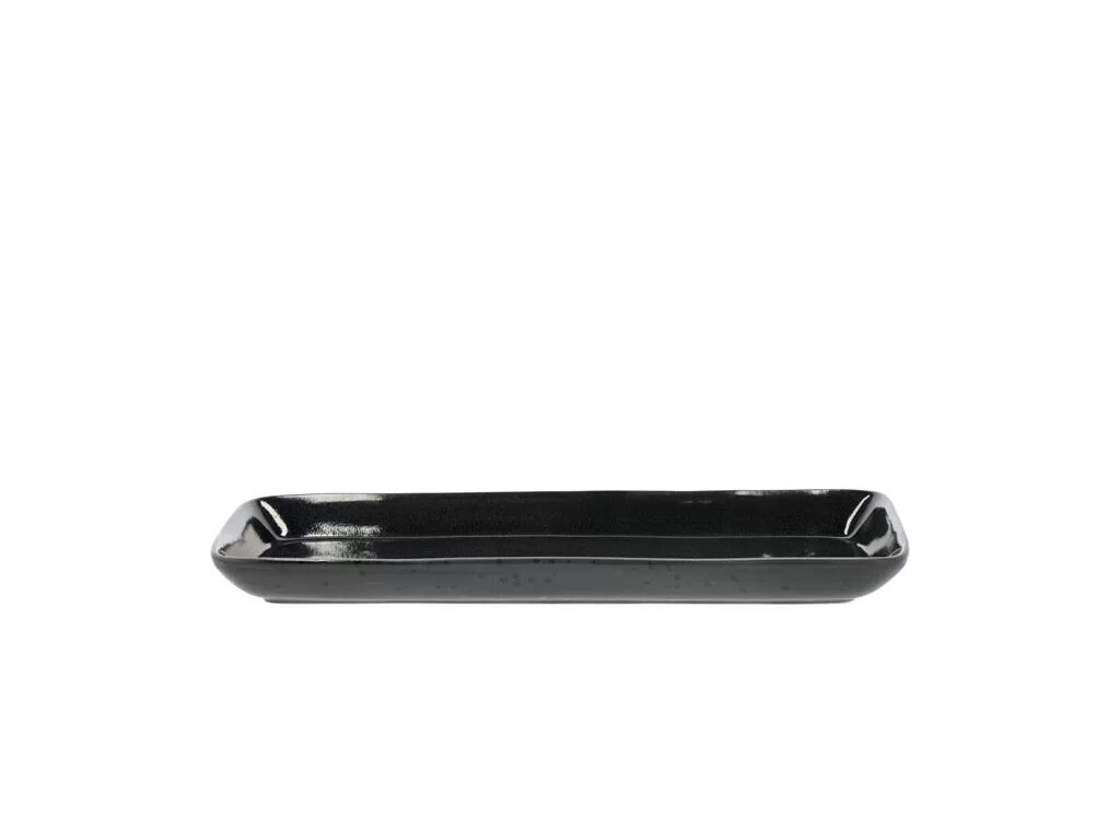 Stačiakampė lėkštė Bitz Galaxy Juoda 38 x 14 cm kaina ir informacija | Indai, lėkštės, pietų servizai | pigu.lt