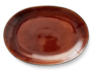 Amber didelė akmens masės lėkštė patiekalo pateikimui Bitz 36x25 cm цена и информация | Посуда, тарелки, обеденные сервизы | pigu.lt