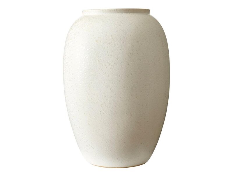 Akmens masės vaza Bitz matinė kreminė 50cm kaina | pigu.lt