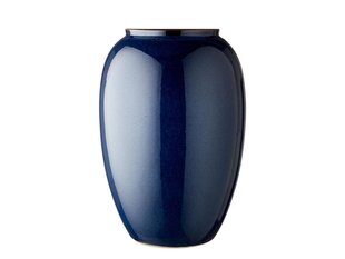 Akmens masės vaza Bitz tamsiai mėlyna 50cm kaina ir informacija | Vazos | pigu.lt