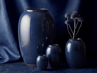 Akmens masės vaza Bitz tamsiai mėlyna 50cm цена и информация | Вазы | pigu.lt