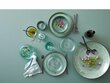 Žalia stiklinė lėkštė Bitz Kusintha 18 cm kaina ir informacija | Indai, lėkštės, pietų servizai | pigu.lt