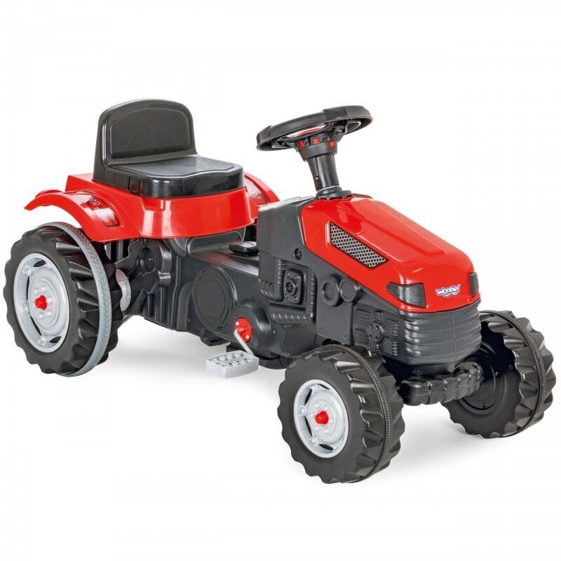 Traktorius su pedalais - raudonas цена и информация | Žaislai berniukams | pigu.lt