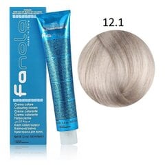 Profesionalūs plaukų dažai Fanola Color Cream 12.1 superlight platinum blonde ash extra, 100 ml. kaina ir informacija | Plaukų dažai | pigu.lt