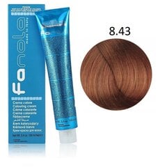 Profesionalūs plaukų dažai Fanola Color Cream 8.43 Light Copper Golden Blonde, 100 ml kaina ir informacija | Plaukų dažai | pigu.lt
