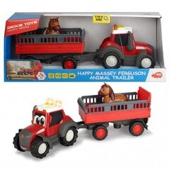 Traktorius su priekaba ir arkliu Fendt kaina ir informacija | Žaislai berniukams | pigu.lt